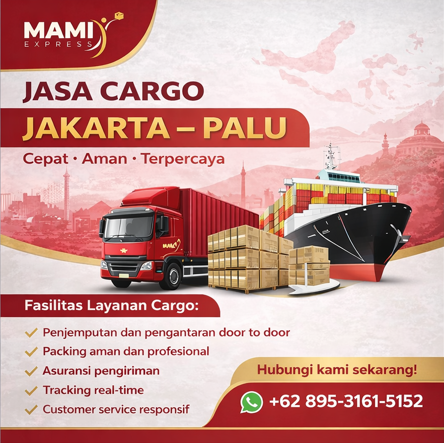 cargo jakarta palu