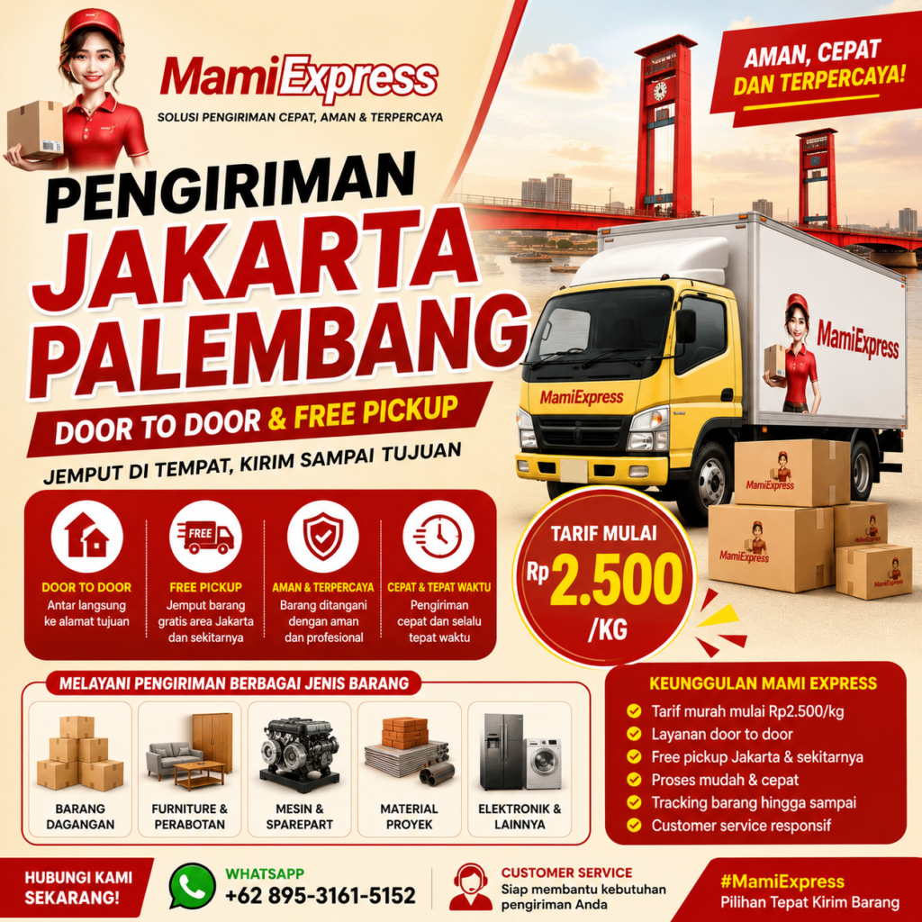 Pengiriman Jakarta palembang