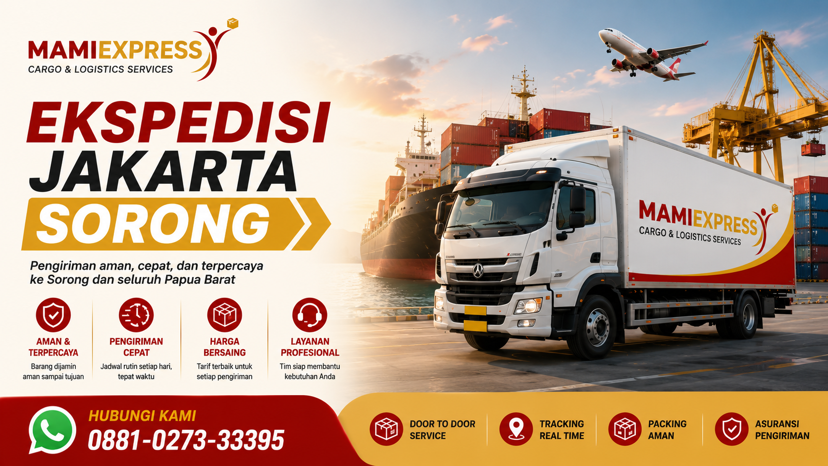 ekspedisi jakarta sorong