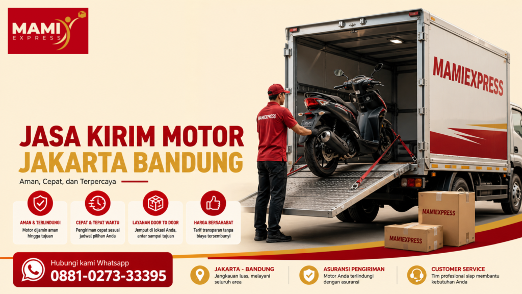 jasa kirim motor jakarta bandung