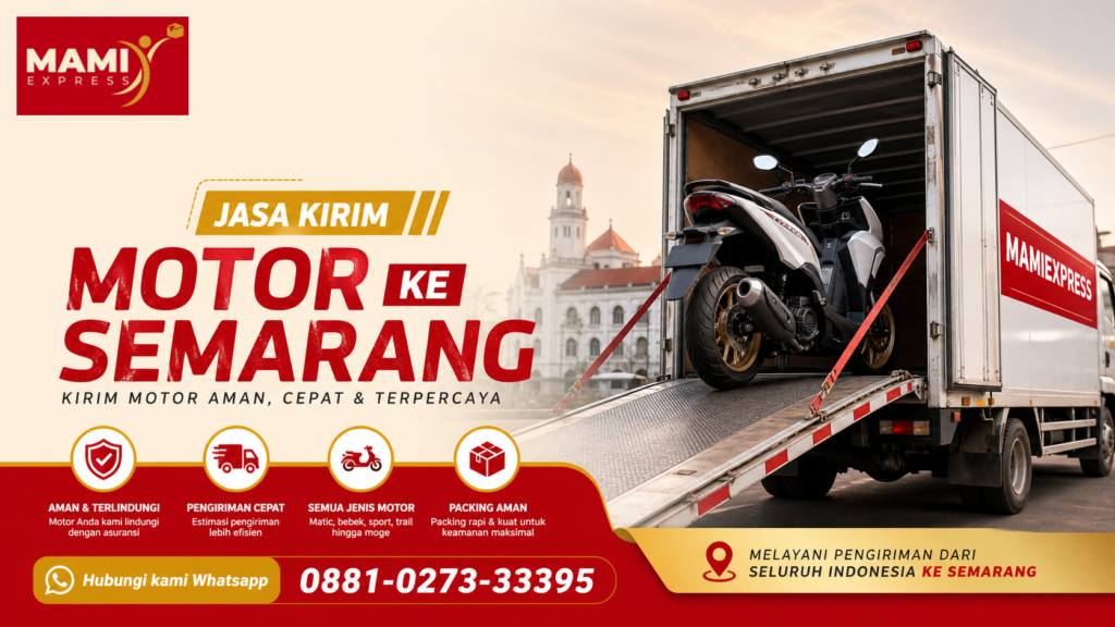 jasa kirim motor ke semarang
