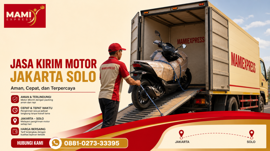 jasa kirim motor jakarta solo
